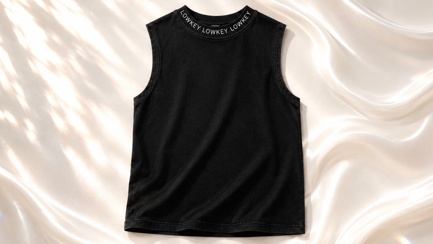 NECK LOGO TANK TOP