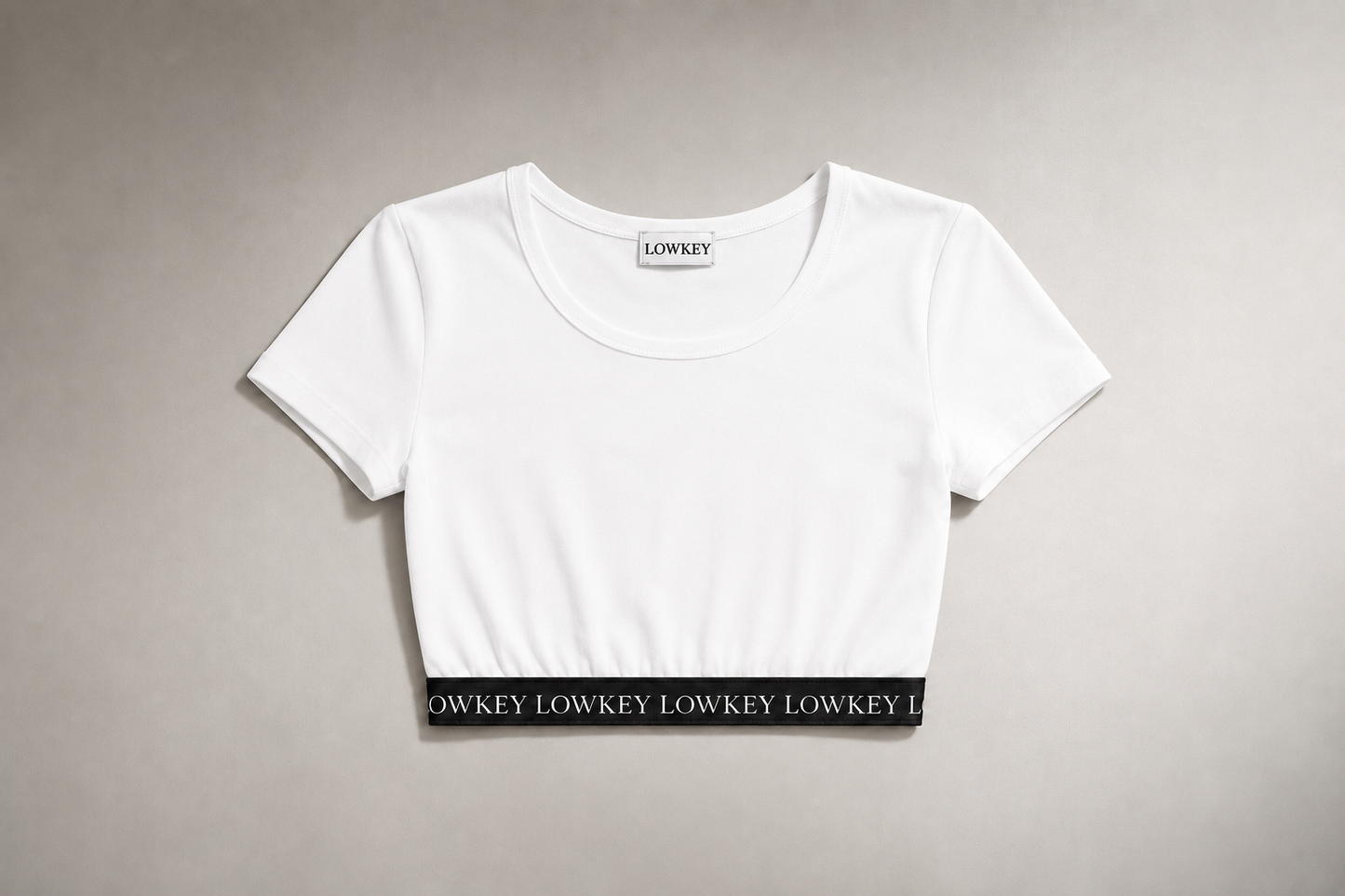 WAIST LOGO BAND T-SHIRT