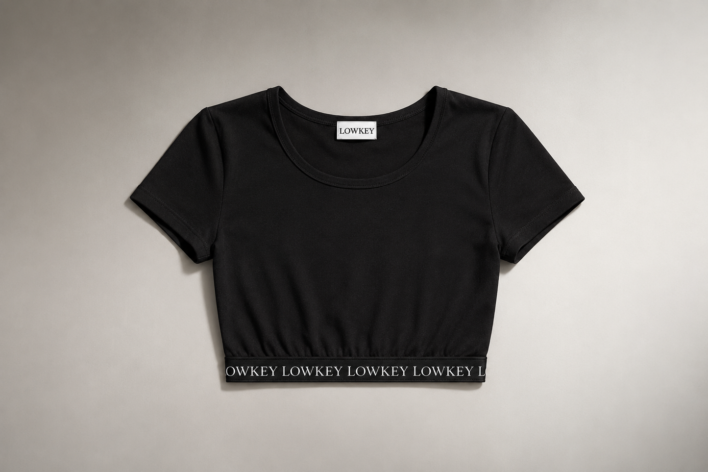 WAIST LOGO BAND T-SHIRT
