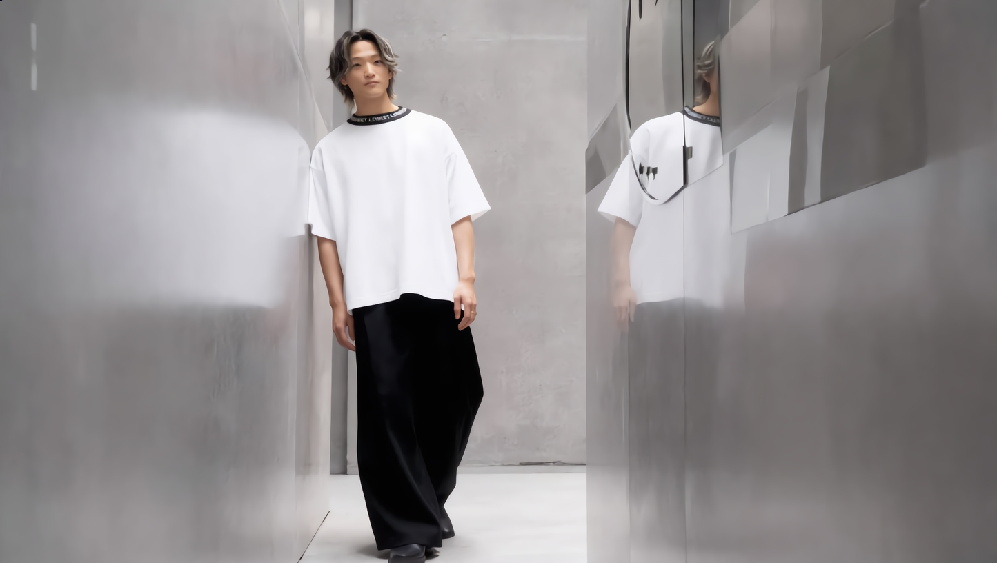 RIB LOGO T-SHIRT