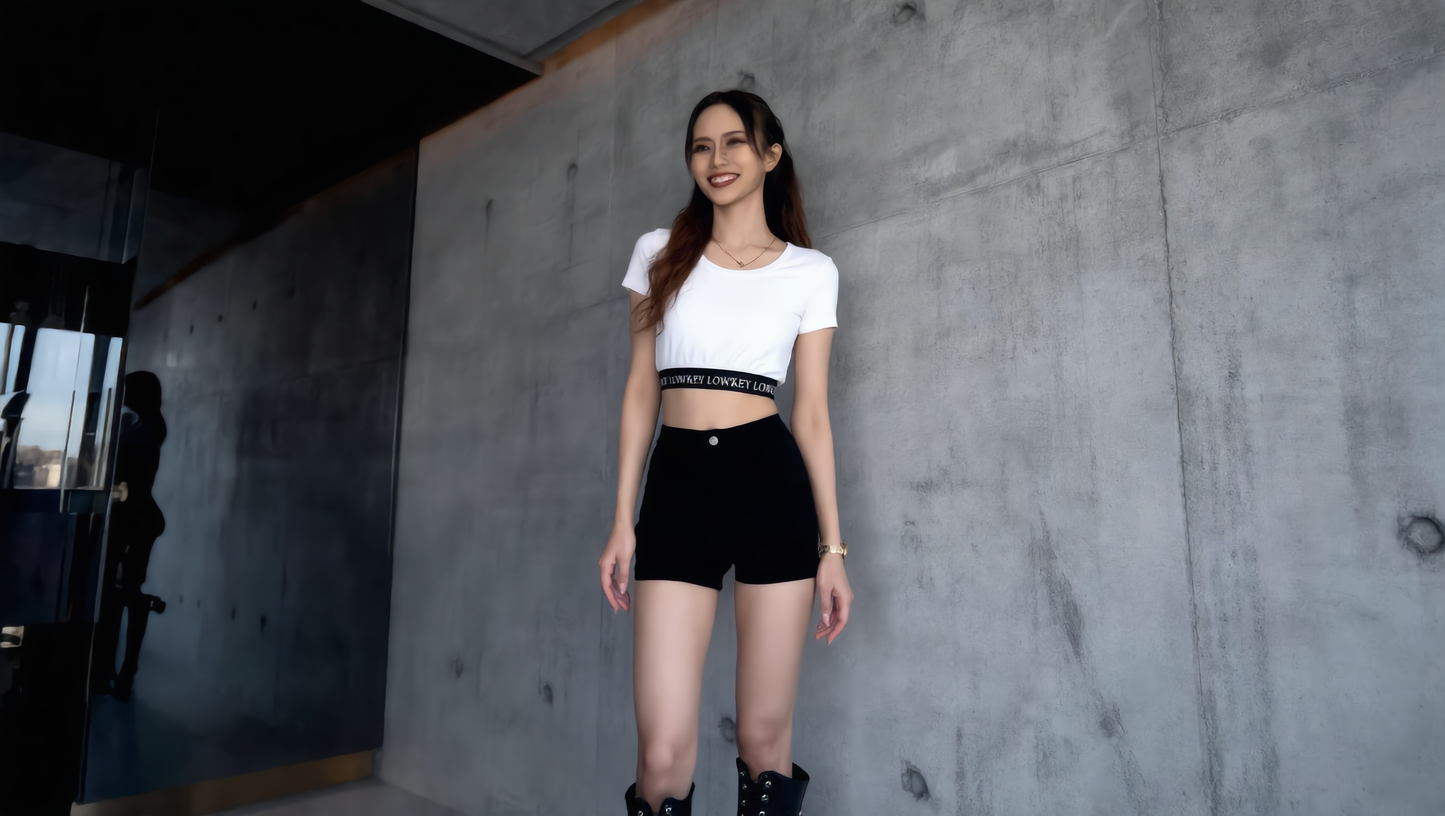 WAIST LOGO BAND T-SHIRT
